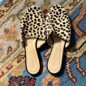 Emerson fry leopard mule